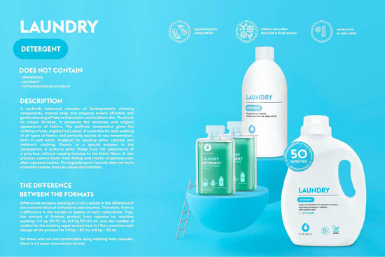 LAUNDRY Detergent Mega Pack (8 bottles)