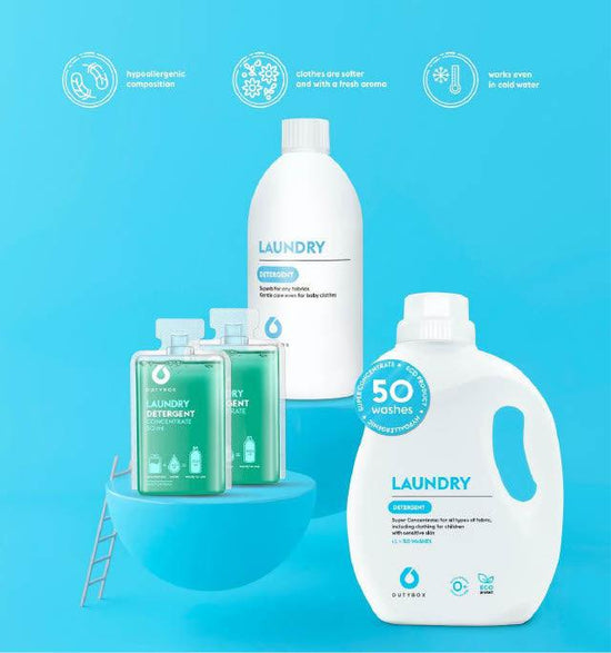 LAUNDRY Liquid Detergent (1L) - DutyBox Australia