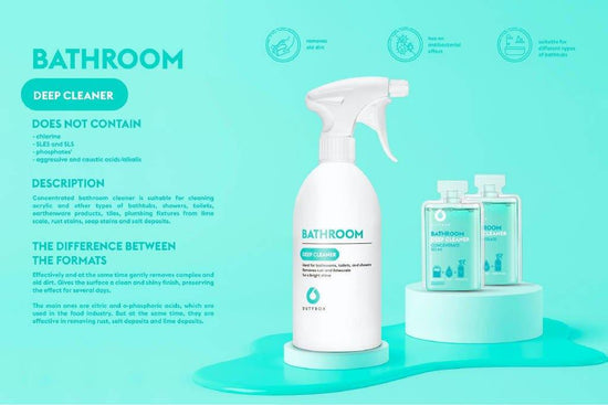 BATHROOM and Ceramic Cleaner (2 refills) - DutyBox Australia